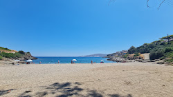 Perigiali Beach'in fotoğrafı düz bir kıyı şeridi ile birlikte