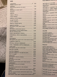 Carte du Pizzeria Gelateria The Sun Michela Di Salvatori à Forte dei Marmi