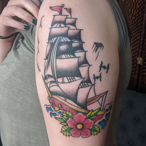 Explore lord of the ring tattoo ideas, creative tattoo ideas in Lawrence, available at Standard Electric Tattooing