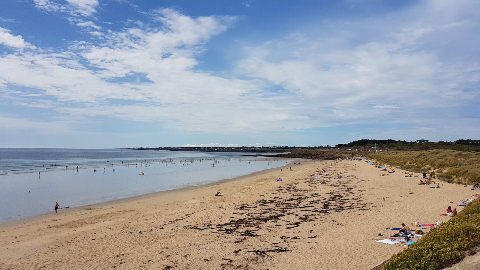 Foto von Plage de Pen er Malo mit beiger sand Oberfläche
