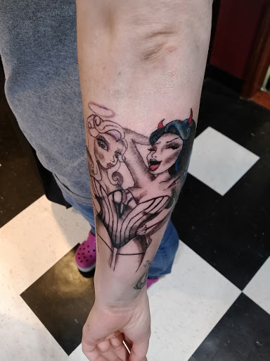 Explore brazilian jiu jitsu tattoo ideas, creative tattoo ideas in Arcade, available at 98 South Tattoo and Piercing