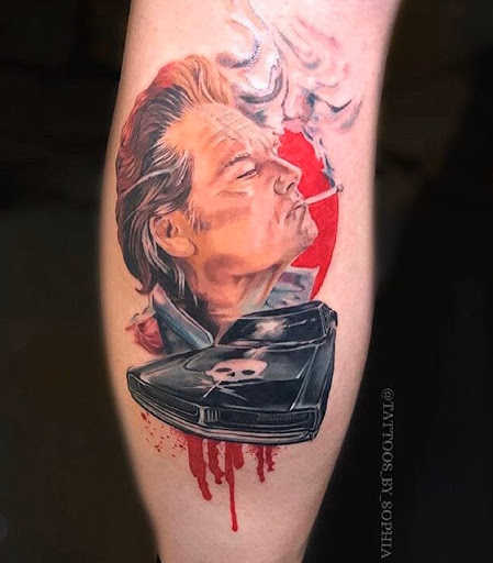 Explore lowrider tattoo ideas, creative tattoo ideas in San Diego, available at Black&Grey Atelier