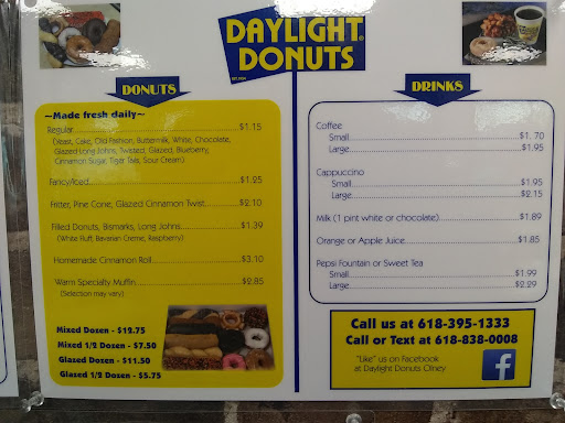 Donut Shop «Daylight Donuts», reviews and photos, 320 W Main St, Olney, IL 62450, USA