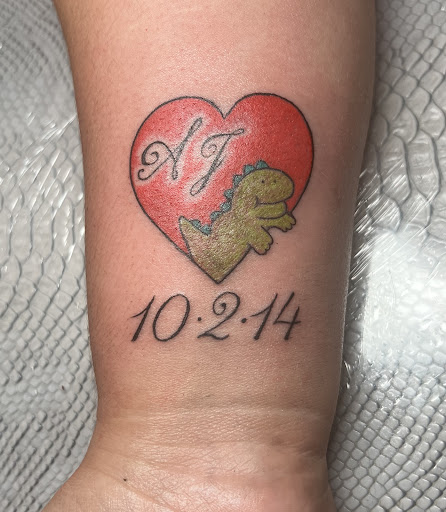 Explore baphomet tattoo ideas, creative tattoo ideas in Conroe, available at Monsters Ink, LLC