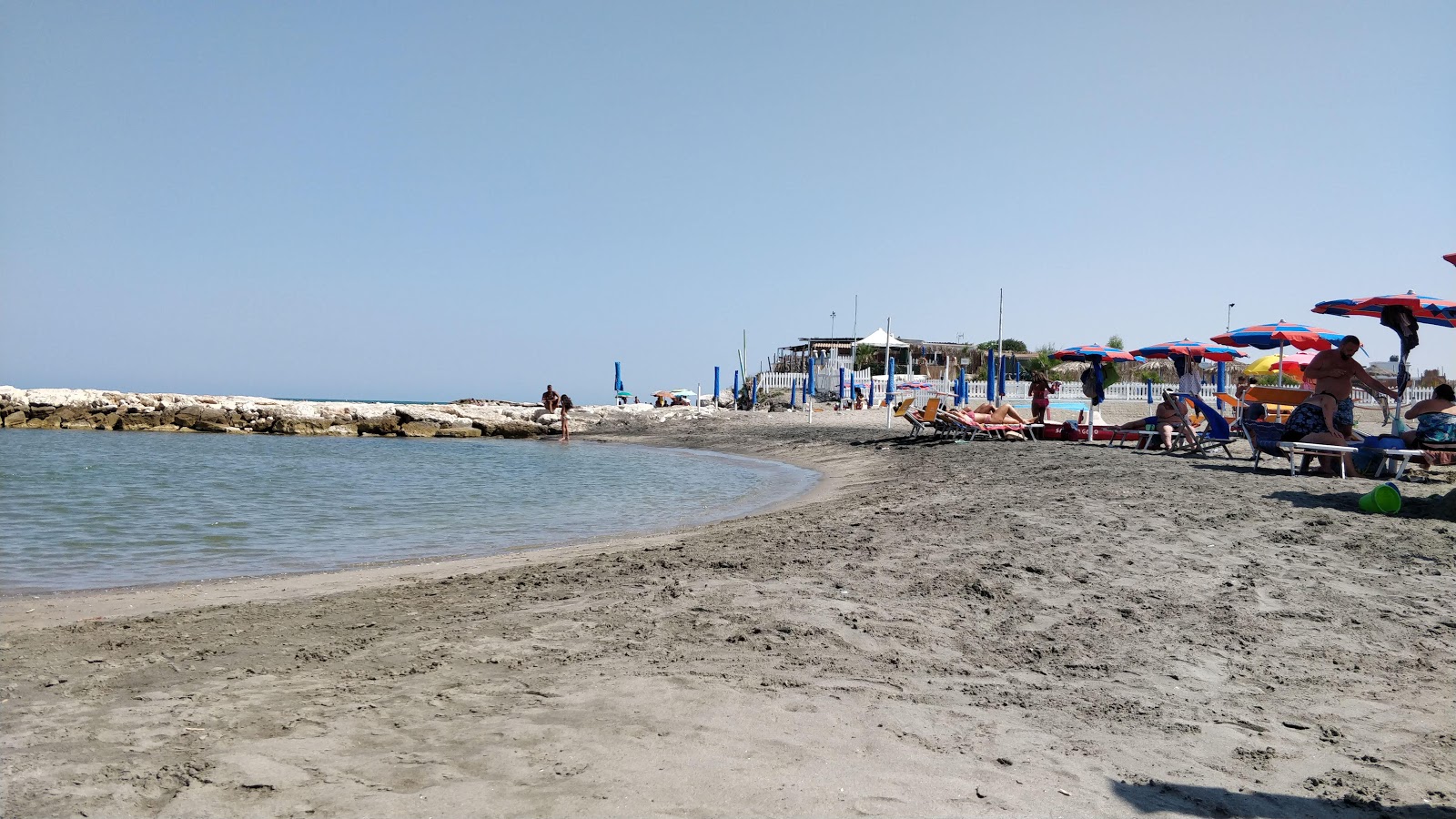 Foto von Spiaggia Orno Margherita di Savoia mit sehr sauber Sauberkeitsgrad