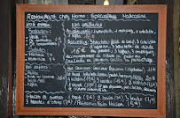 Menu du Restaurant chez momo à Auxerre