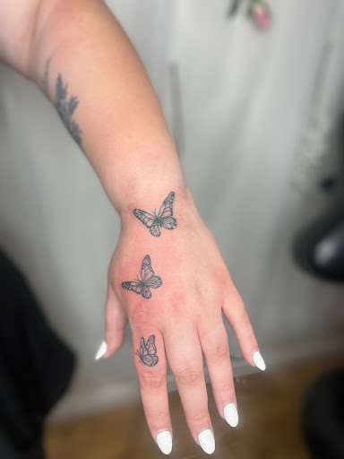 Explore mens outdoors tattoo ideas, creative tattoo ideas in Foley, available at Emerald Ink Tattoos by Victoria