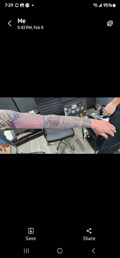 Explore courage the cowardly dog tattoo ideas, creative tattoo ideas in Riverside, available at Darkstar Tattoo CA