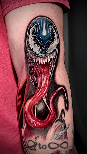 Explore temple tattoo ideas, creative tattoo ideas in Ottawa, available at Audacious Ink Tattoo Studio