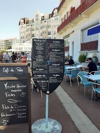 Menu du Café de Paris à Saint-Jean-de-Luz