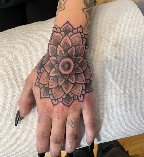 Explore butterfly semicolon tattoo ideas, creative tattoo ideas in Minneapolis, available at Nokomis Tattoo