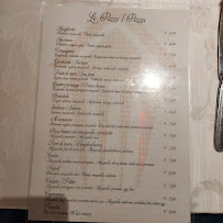 Menu du Da Enrico à Rome