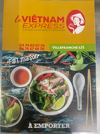 Le Vietnam express à Villefranche-sur-Saône carte