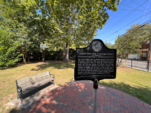 Site of Largest Slave Sale in Georgia History