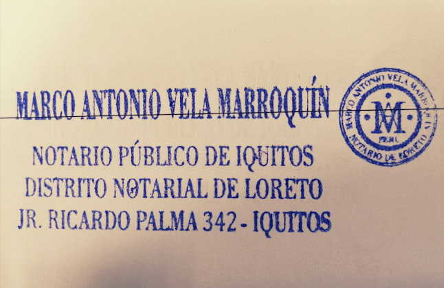 Opiniones de Notaría Antonio Vela Marroquín en Iquitos - Notaria