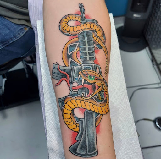 Explore state tattoo ideas, creative tattoo ideas in Miami, available at Tattoos by Lou Miami - Kendall