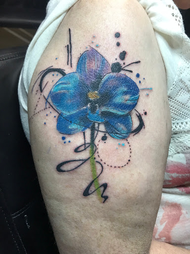 Explore sinister tattoo ideas, creative tattoo ideas in Alamogordo, available at The Poison Frog Tattoo Studio