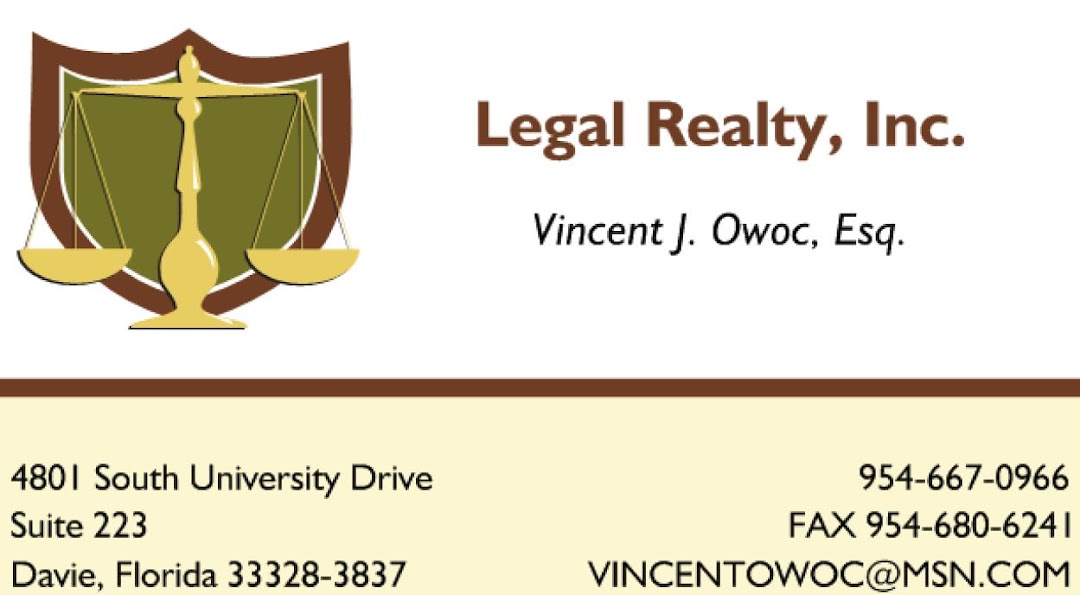 Probate and Real Estate Law - Owoc Vincent J, PA