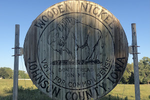 Worlds Largest Wooden Nickel