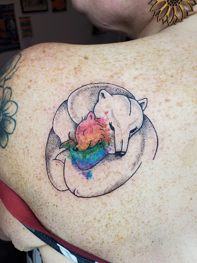 Explore lavender tattoo ideas, creative tattoo ideas in Rockland, available at Devoted Visions Ink.