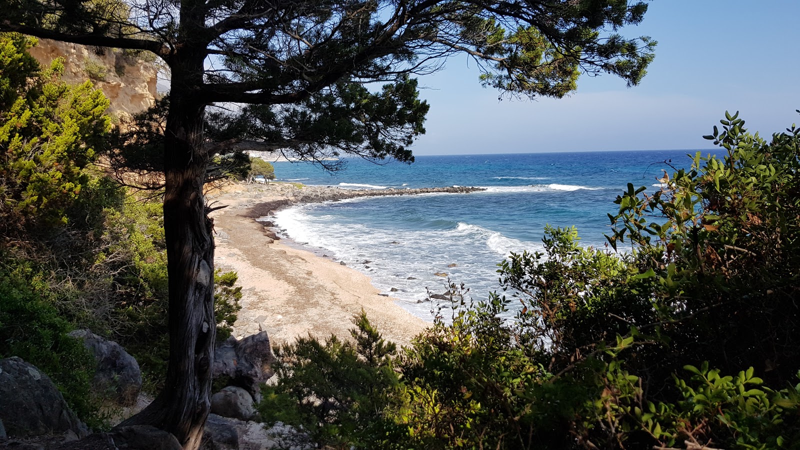 Valokuva Spiaggia di S'Abba Meicaista. villi alue