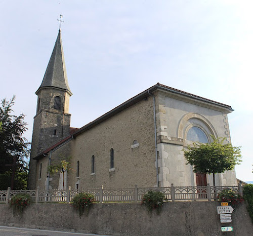 Église Saint-Didier. 74910 Usinens