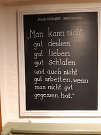 Menu du Landgasthof Blaue Traube à Burgthann