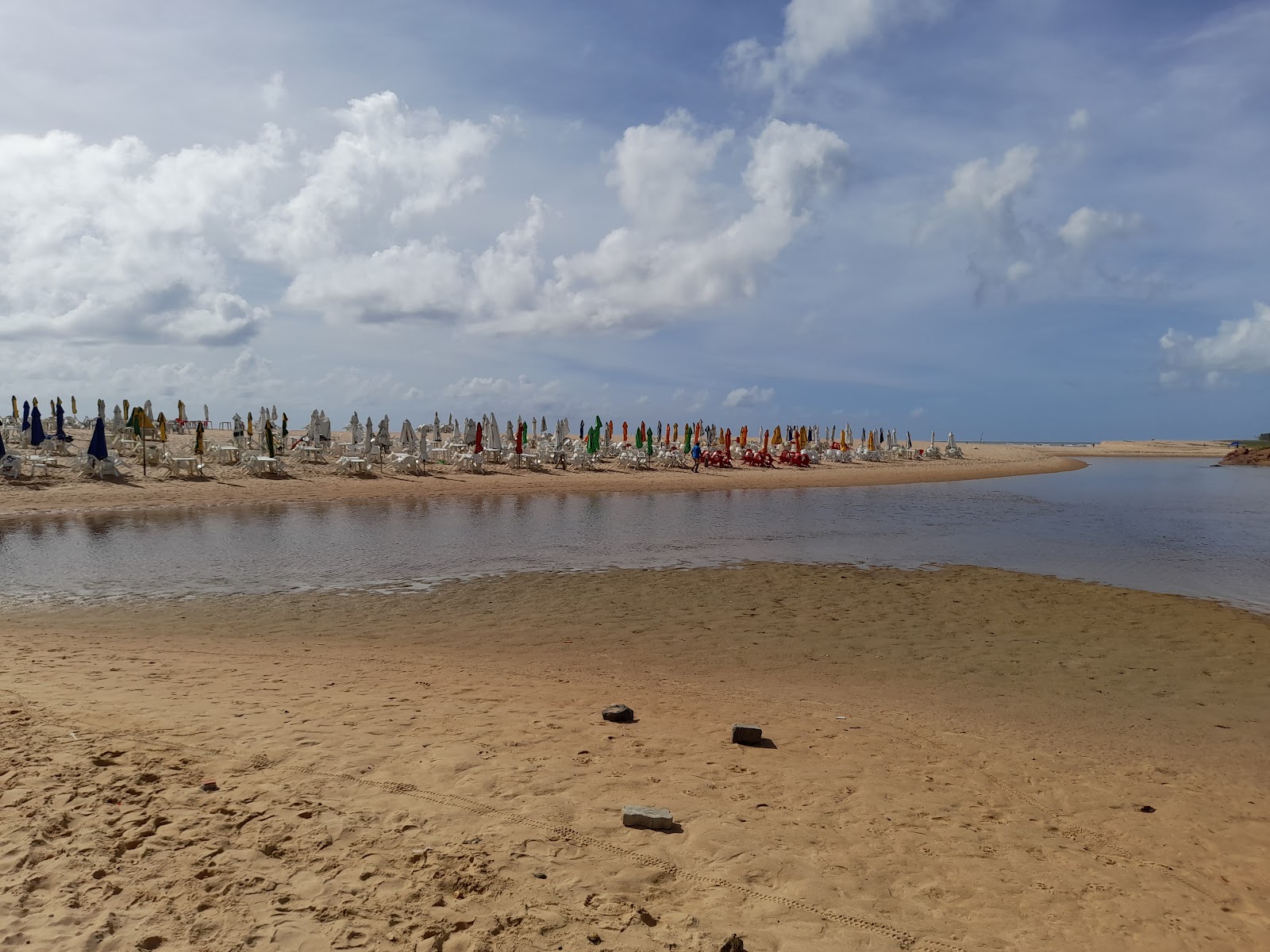 Foto di Praia de Imbassai e l'insediamento