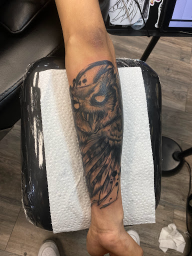 Explore volcano tattoo ideas, creative tattoo ideas in Brooklyn, available at Empire Ink Tattoo Studio