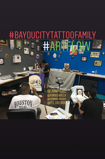 Tattoo Shop «Bayou City Body Shop Tattoo Studio», reviews and photos, 4025 Hwy 6 N #105b, Houston, TX 77084, USA