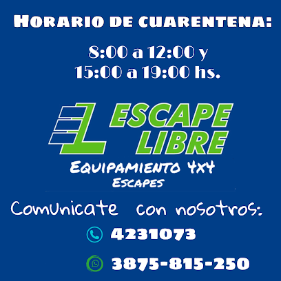 Escape Libre - Equipamientos para camionetas y 4x4 - Escapes