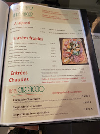 Restaurant italien La Chaumière Romaine à Mennecy (la carte)