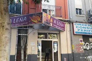 A leña image