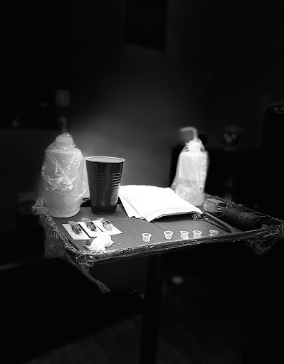 Explore cookie monster tattoo ideas, creative tattoo ideas in Wake Forest, available at Black Heart Tattoo