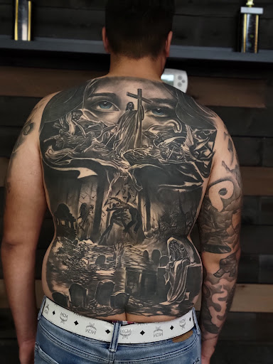 Explore small tattoo ideas behind the ear, creative tattoo ideas in Bensalem, available at Philly Joe Tattoo Studio