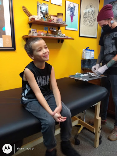 Explore asian dragon tattoo ideas, creative tattoo ideas in Springfield, available at Area 51 Tattoo