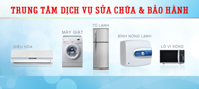 Sửa điều hòa, sửa máy giặt, sửa tủ lạnh tại nhà Hà Nội