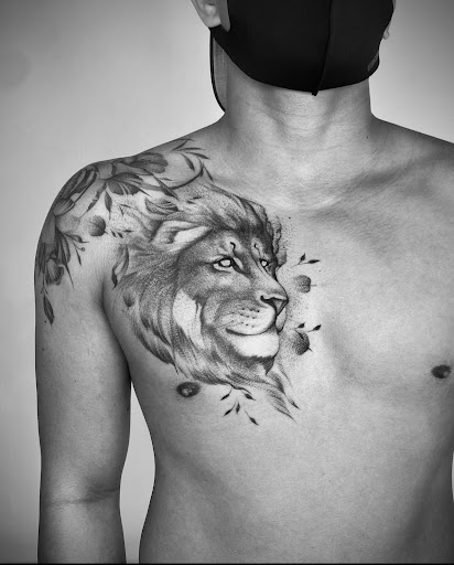 Explore head tattoo ideas for guys, creative tattoo ideas in Southfield, available at Enki Tattoo