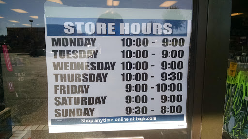 Sporting Goods Store «Big 5 Sporting Goods - Silverdale», reviews and photos, 9989 Silverdale Way NW, Silverdale, WA 98383, USA