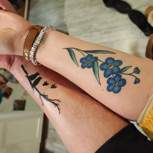 Explore stroke survivor tattoo ideas, creative tattoo ideas in Smithfield, available at Lucky Moon Tattoo