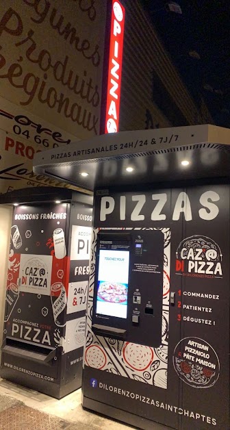DISTRIBUTEUR PIZZA à La Calmette24/24 Caz’@ Di Pizza by Di Lorenzo pizza 30190 La Calmette