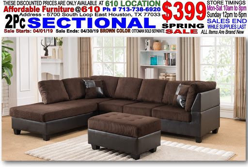 Furniture Store «Affordable Furniture 610», reviews and photos, 5700 South Loop E F, Houston, TX 77033, USA