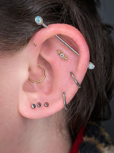 Explore upper leg tattoo ideas, creative tattoo ideas in Hot Springs National Park, available at Anchor Hot Springs