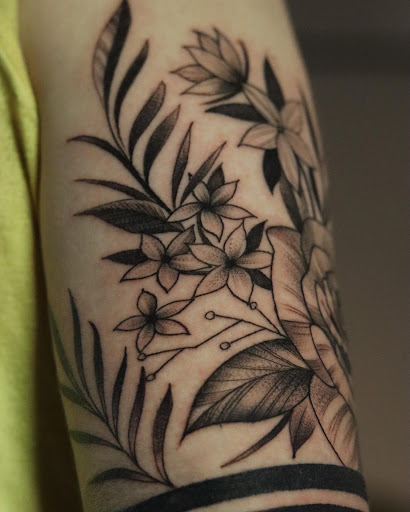 Explore small raven tattoo ideas, creative tattoo ideas in Montgomery, available at Flying Eye Tattoo Studio