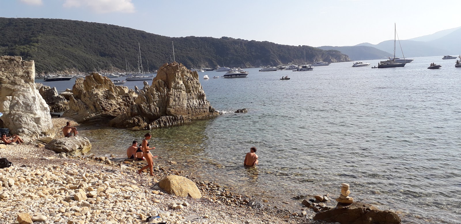 Fotografie cu Caletta Pinetina amplasat într-o zonă naturală