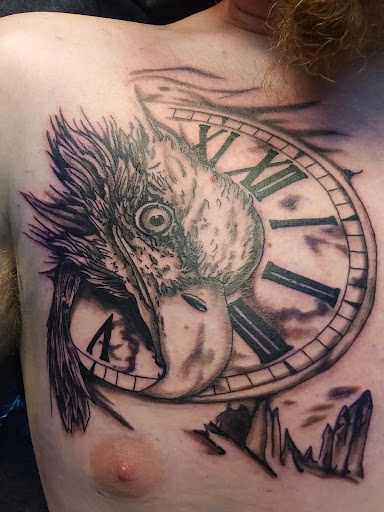 Explore forearm tattoo filler ideas, creative tattoo ideas in Anniston, available at Ink Therapy LLC Tattoo Studio