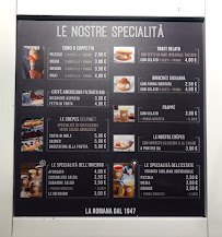 Gelateria La Romana à Bergamo menu