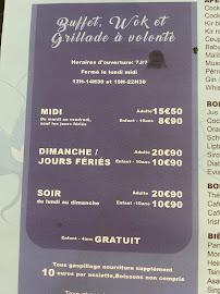 Restaurant asiatique Le Lotus Bleu à Narbonne (la carte)