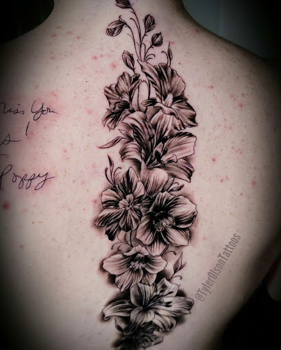 Explore hunting tattoo sleeve ideas, creative tattoo ideas in Jamison, available at Green Door Tattoo