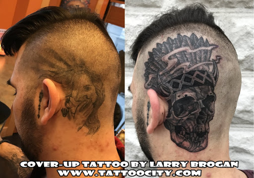 Explore chest tattoo ideas for guys, creative tattoo ideas in Lockport, available at Tattoo City by Larry Brogan